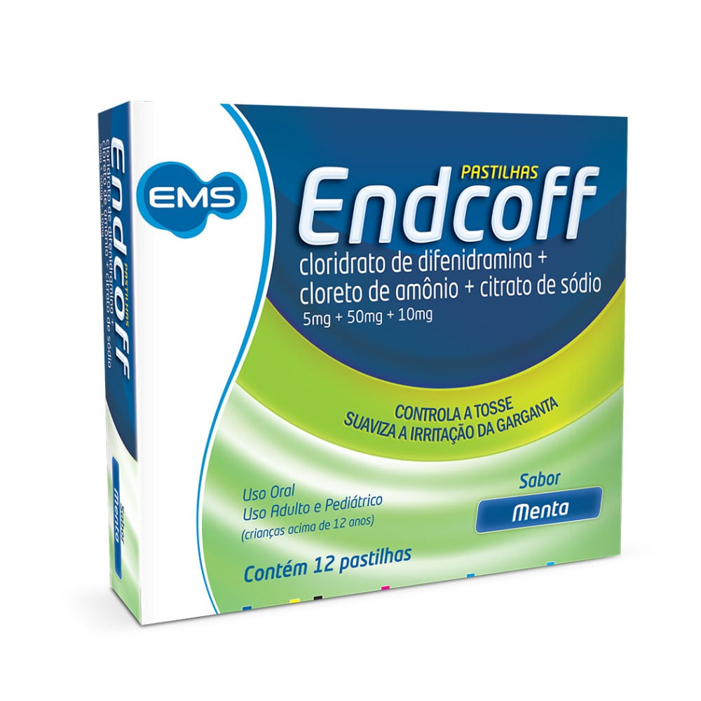 Endcoff Pastilha 12 unidades Menta