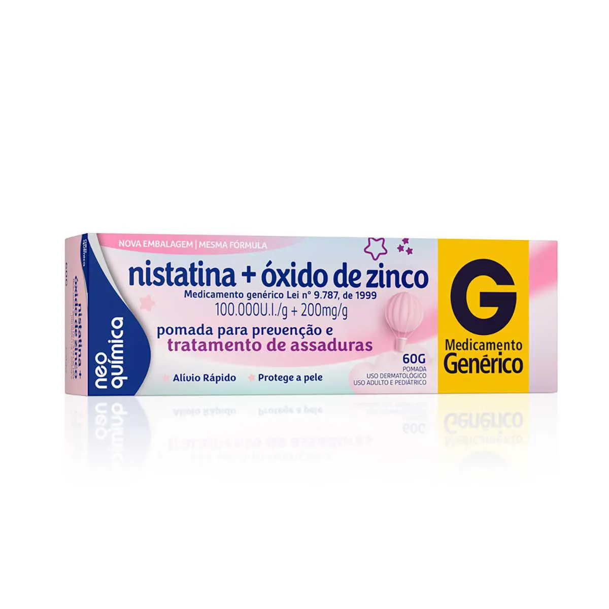 Nistatina + Oxido de Zinc Neo Q 60 g pomada - Genérico