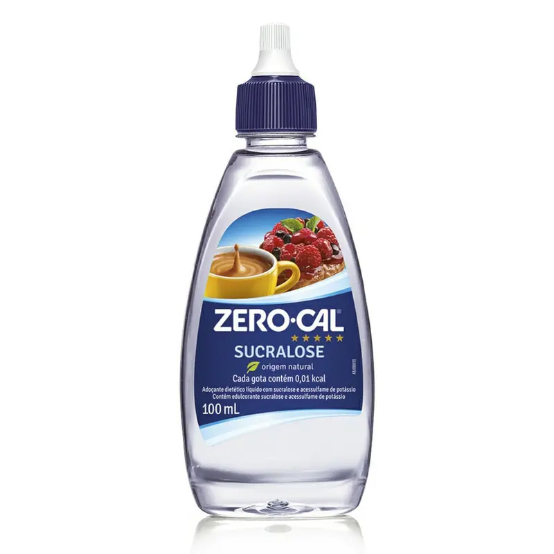 Zero-Cal Sucralose Adoçante Líquido 100ml