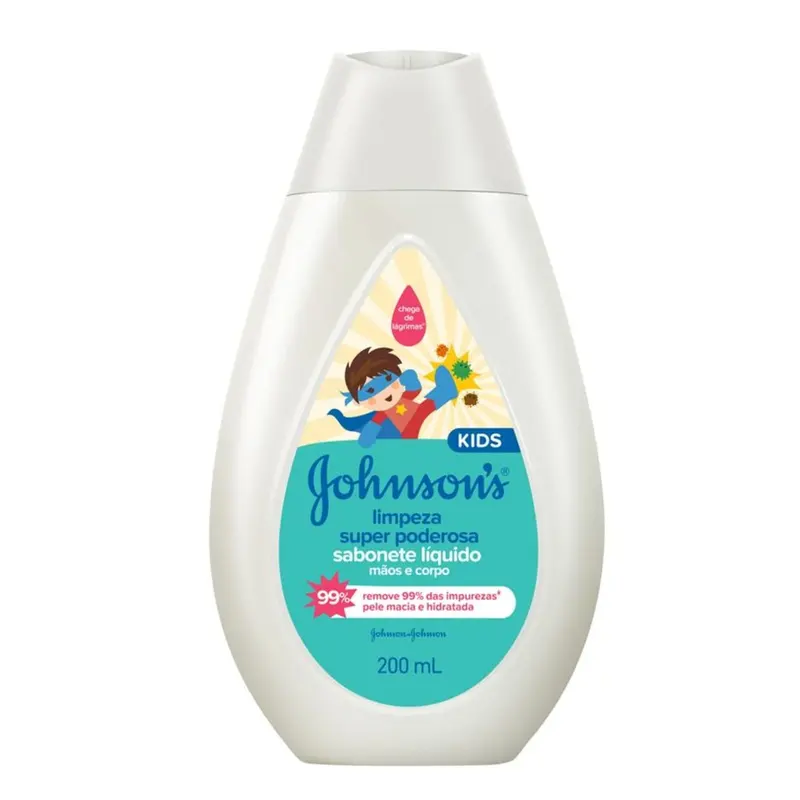 Sabonete Líquido Johnson's Baby Limpeza Super Poderosa 200ml