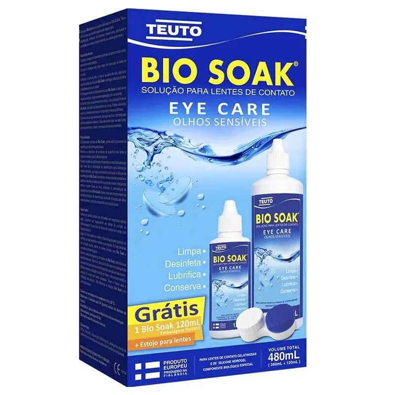 Bio Soak Solução Para Lente De Contato 360ml