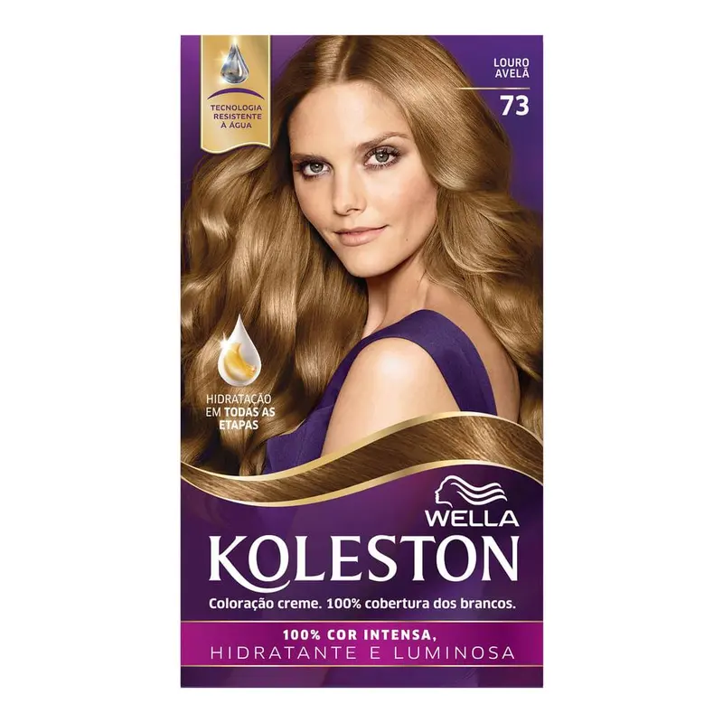 Tinta de Cabelo Wella Koleston 73 Louro Avelã
