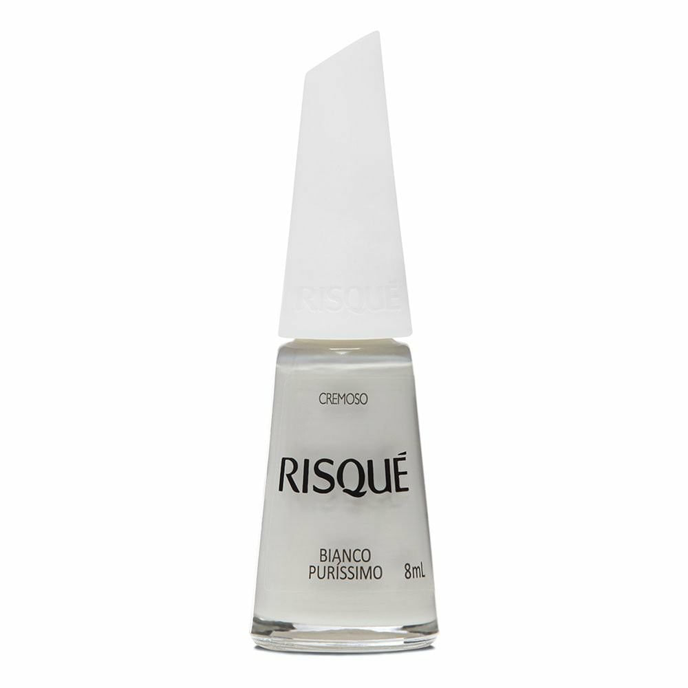 Esmalte Risqué Hipoalergênico Bianco Puríssimo Cremoso 8ml