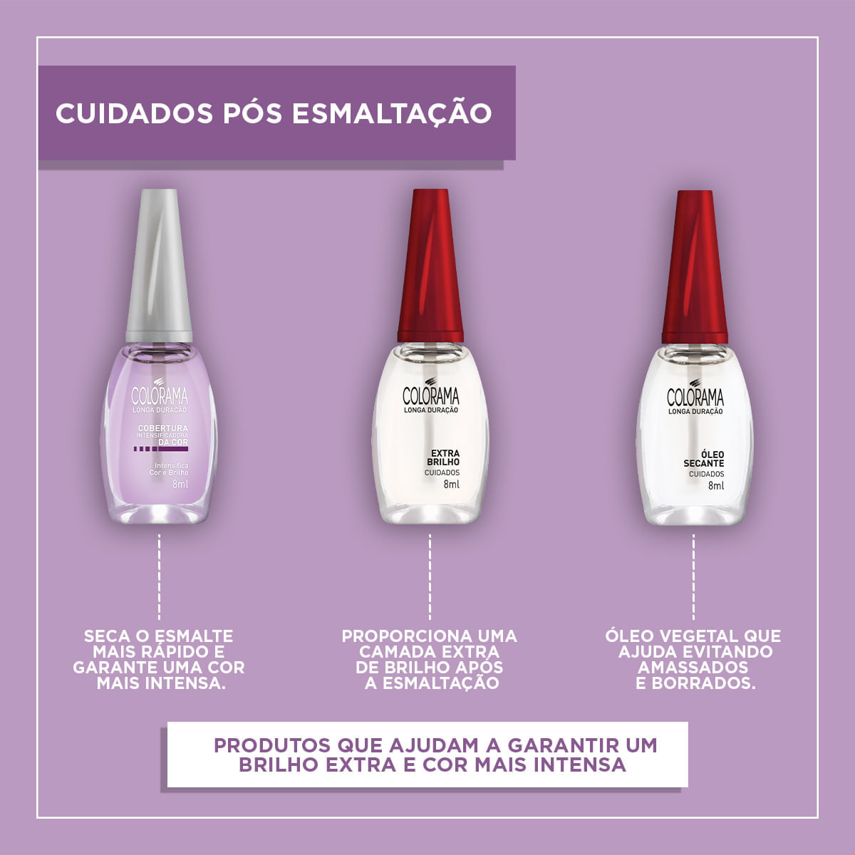 Esmalte Colorama Crem Nutriba Cobertura Cor