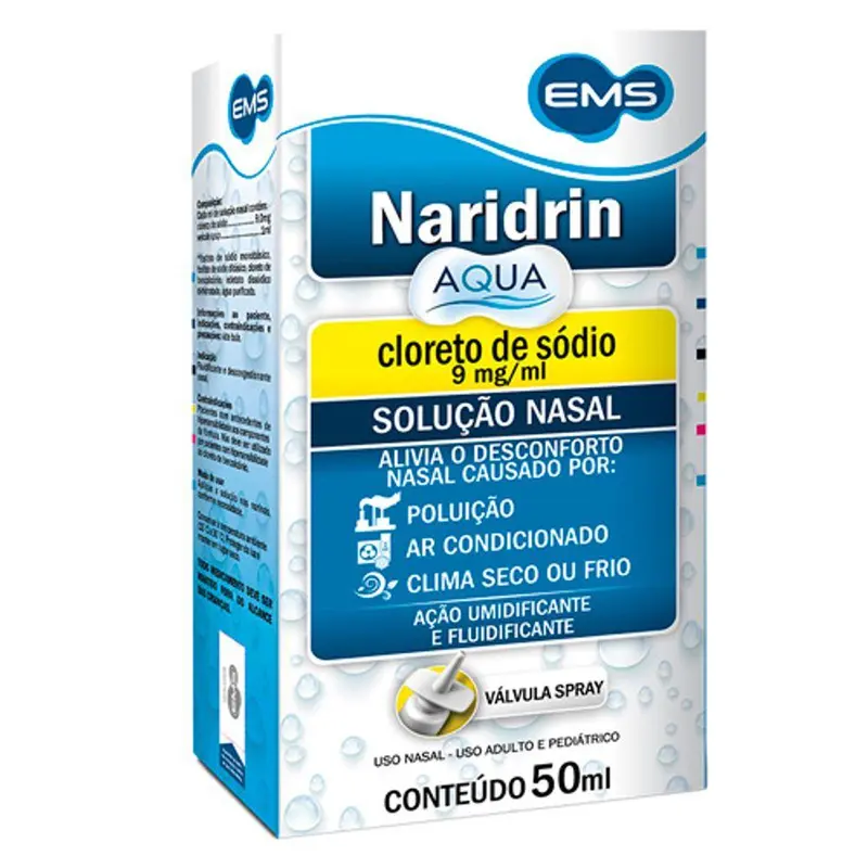 Descongestionante Nasal Naridrin Aqua 9mg/ml 50ml