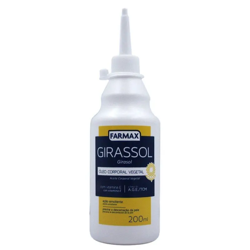 Oleo Corporal Farmax Girassol 200ml