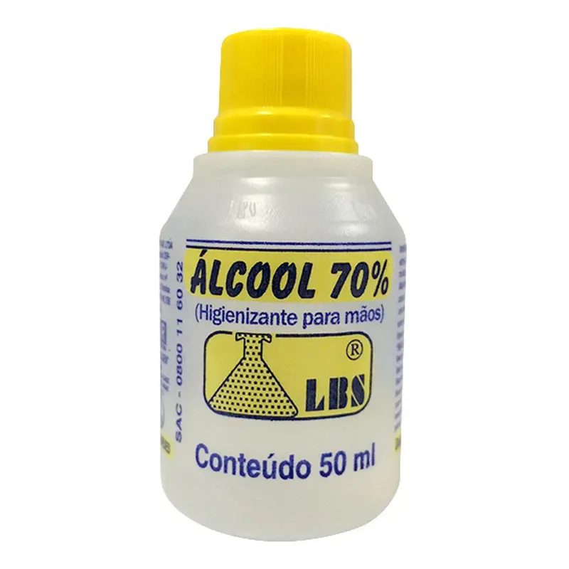Álcool 70% 50 ml