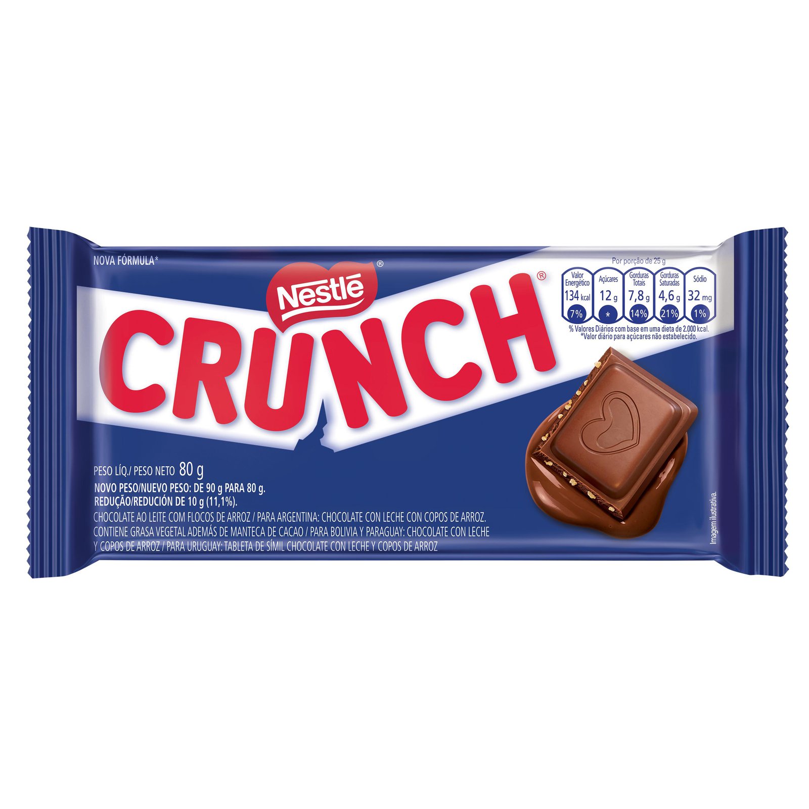 Chocolate Crunch Ao Leite 80g