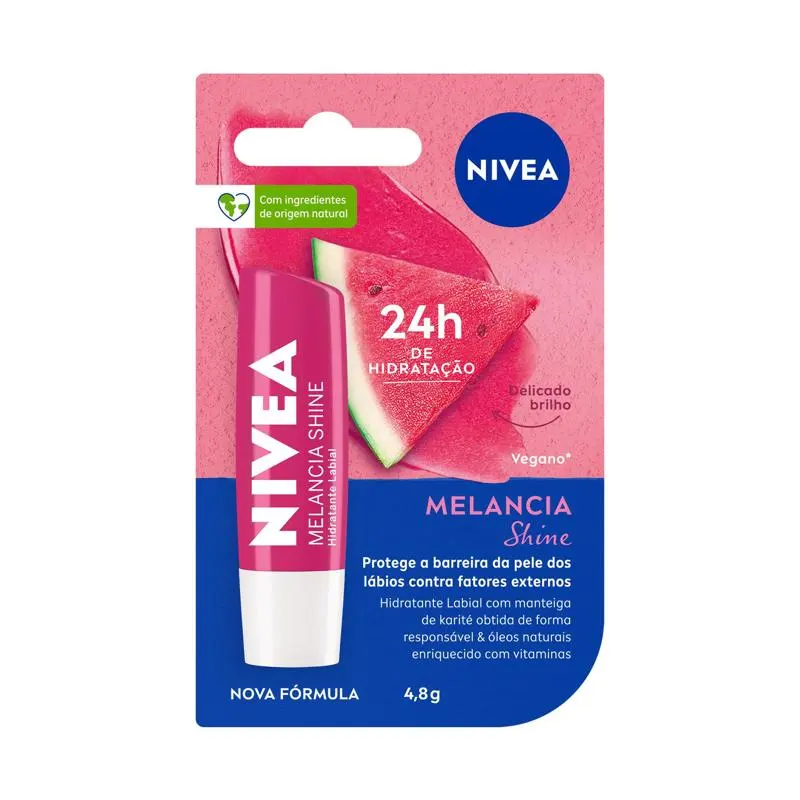 Protetor Labial Nivea 4,8 g Melancia