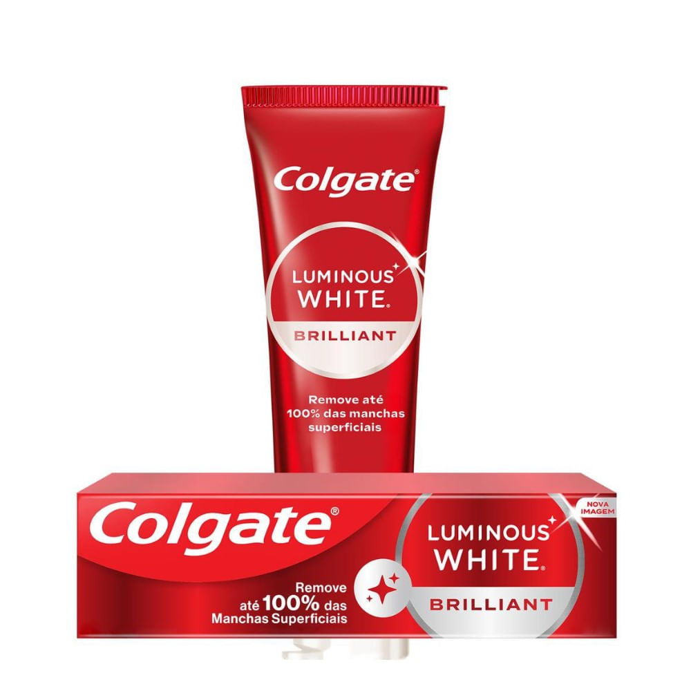 Creme Dental Clareador Colgate Luminous White Brilliant 70g