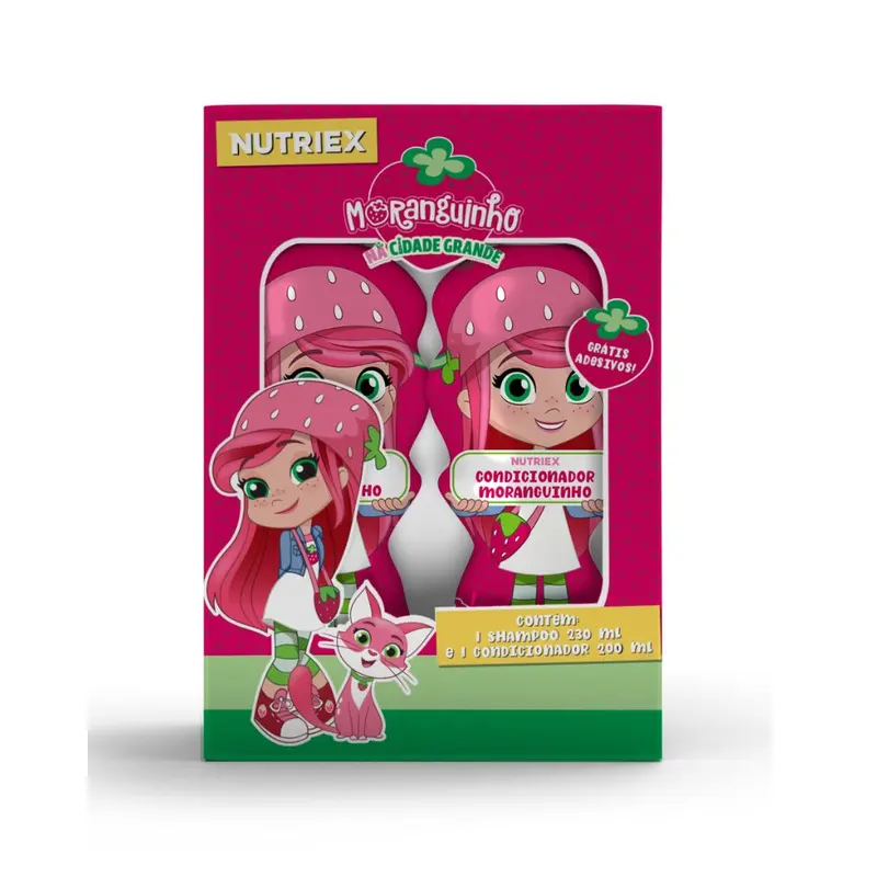 Kit Moranguinho Shampoo 230ml + Condicionador 200ml