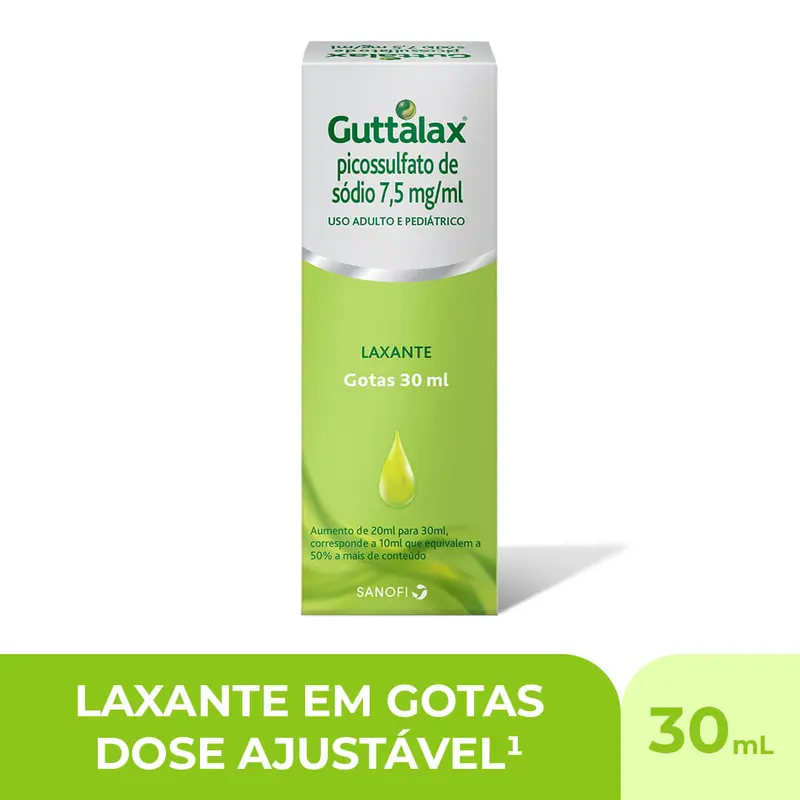 Guttalax 7,5mg/ml Solução Oral Gotas 30ml