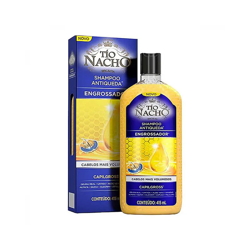 Shampoo Tío Nacho Engrossador Antiqueda Capillgross 415ml