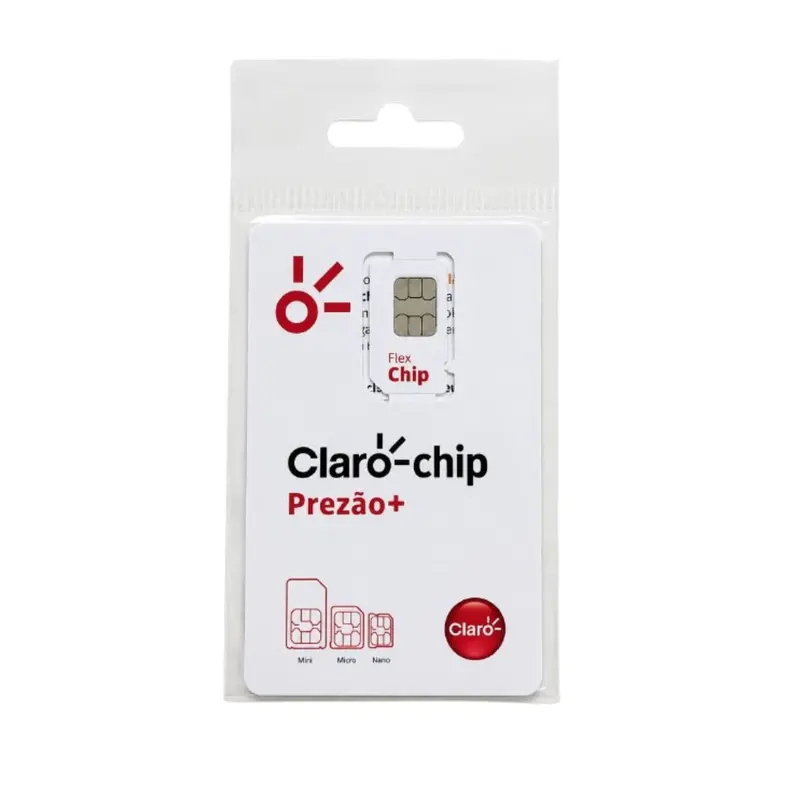 Chip Claro 1 unidade + Recarga