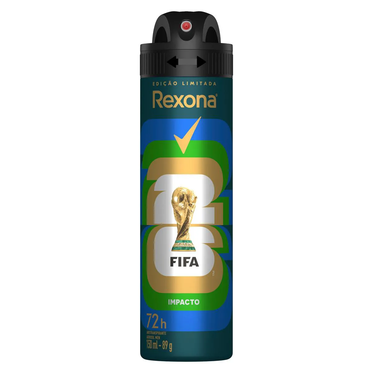 Desodorante Antitranspirante Rexona Men Impacto Proteção 72h Aerossol 150ml