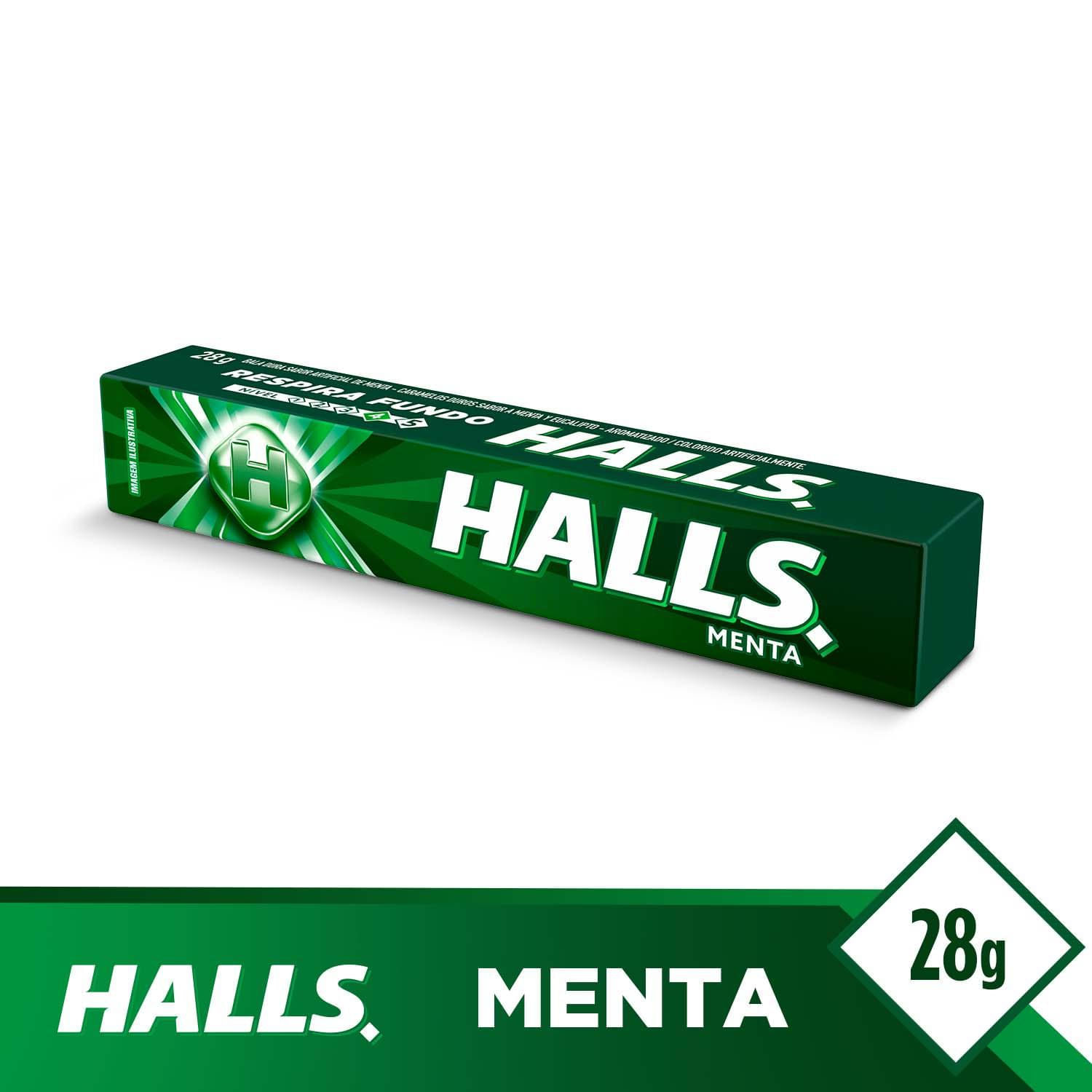 Bala Halls 10 unidades Power Menta