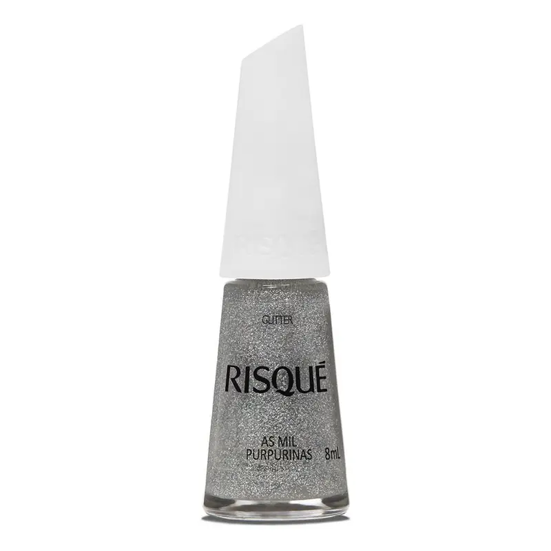 Esmalte Glitter Risqué as Mil Purpurinas 8ml sem blister