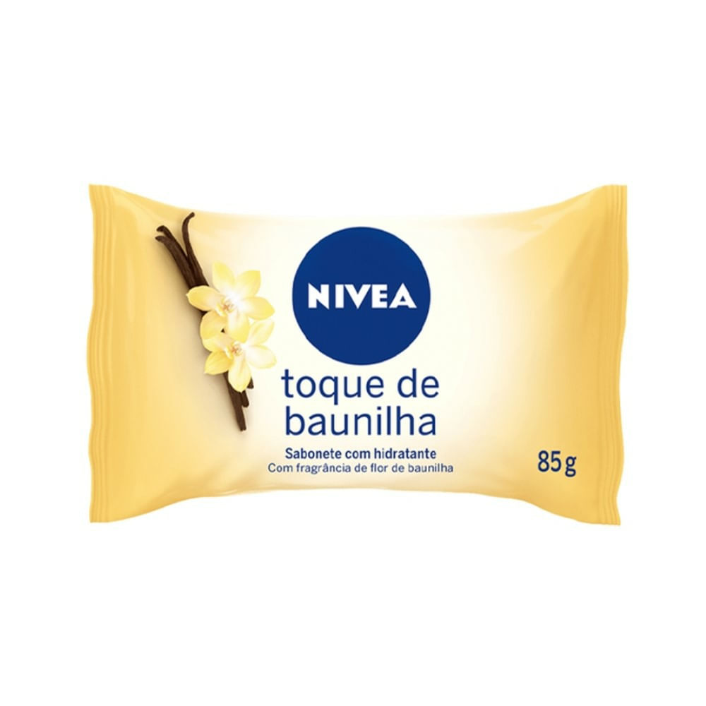 Sabonete Nivea 85 g Bath Care Toque de Baunilha