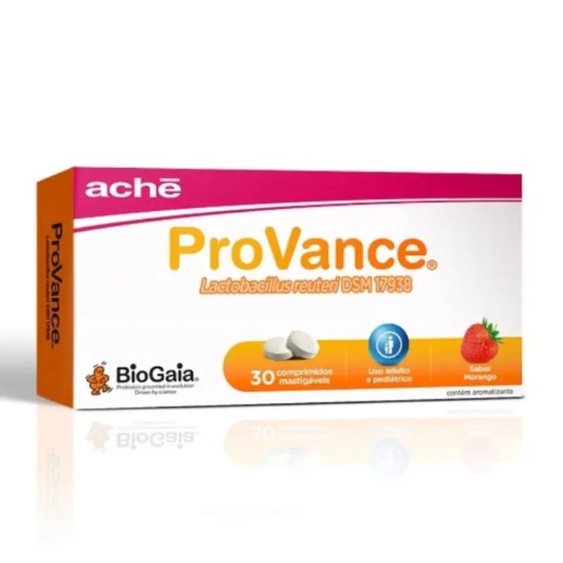Provance Sabor Morango 30 Comprimidos Mastigáveis