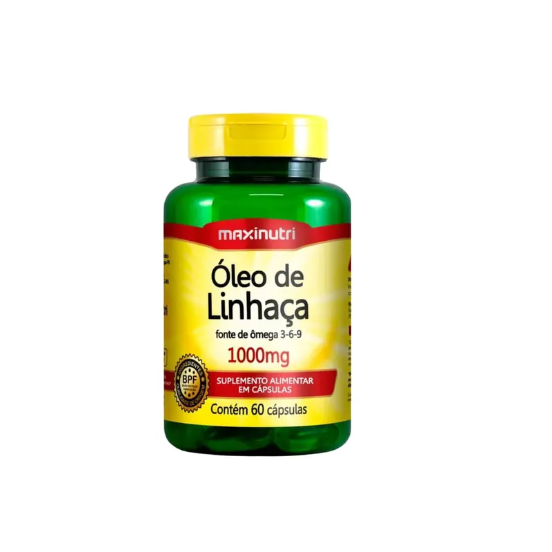 Óleo de Linhaca 1000 mg 60 cápsulas