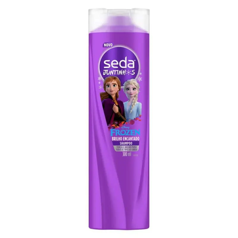Shampoo Infantil Seda Juntinhos Frozen Brilho Encantado 300ml