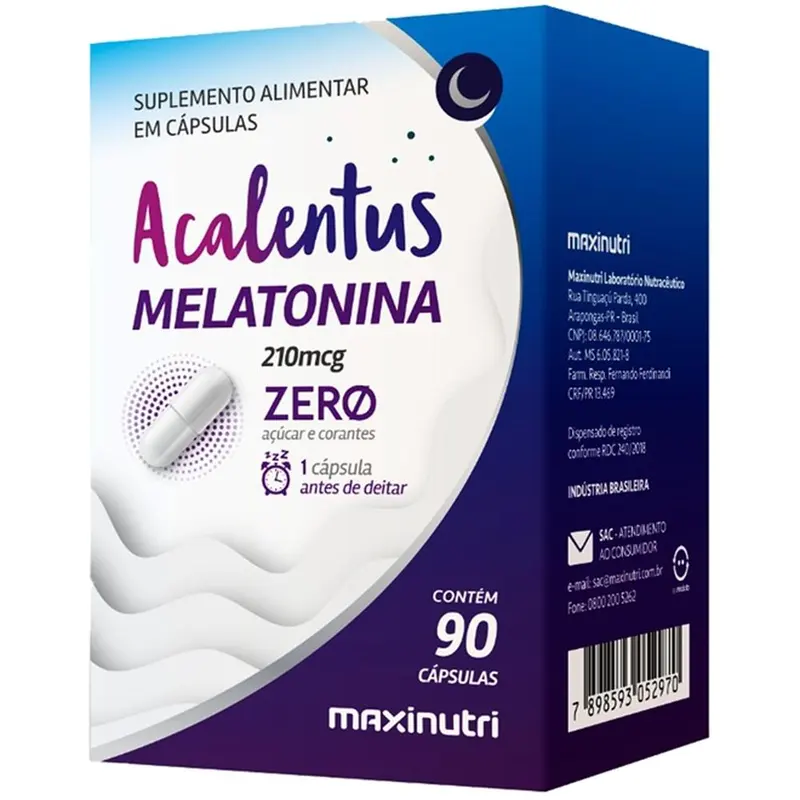 Acalentus Zero 210 mg 90 cápsulas