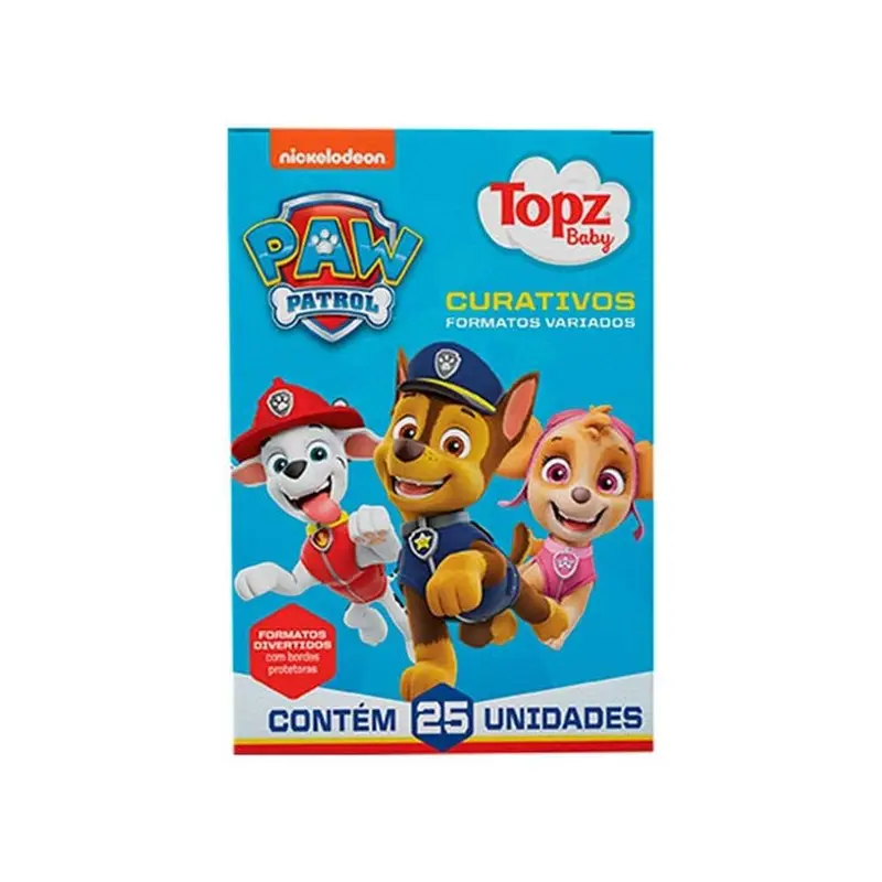 Curativos Topz 10 unidades Patrulha Canina