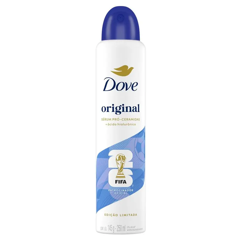 Desodorante Antitranspirante Dove Original 72h Aerossol 250ml