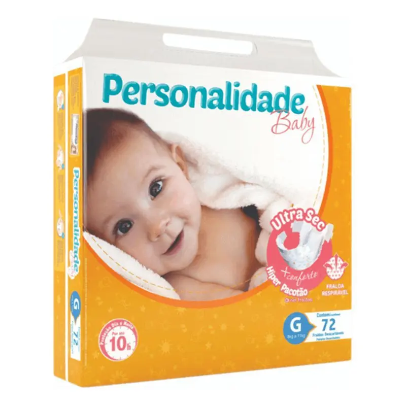 Fralda Personalidade Ultra Sec 72 unidades Gd