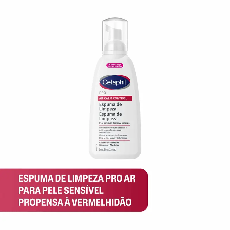 Espuma de Limpeza Facial Cetaphil Pro AR Calm 236ml