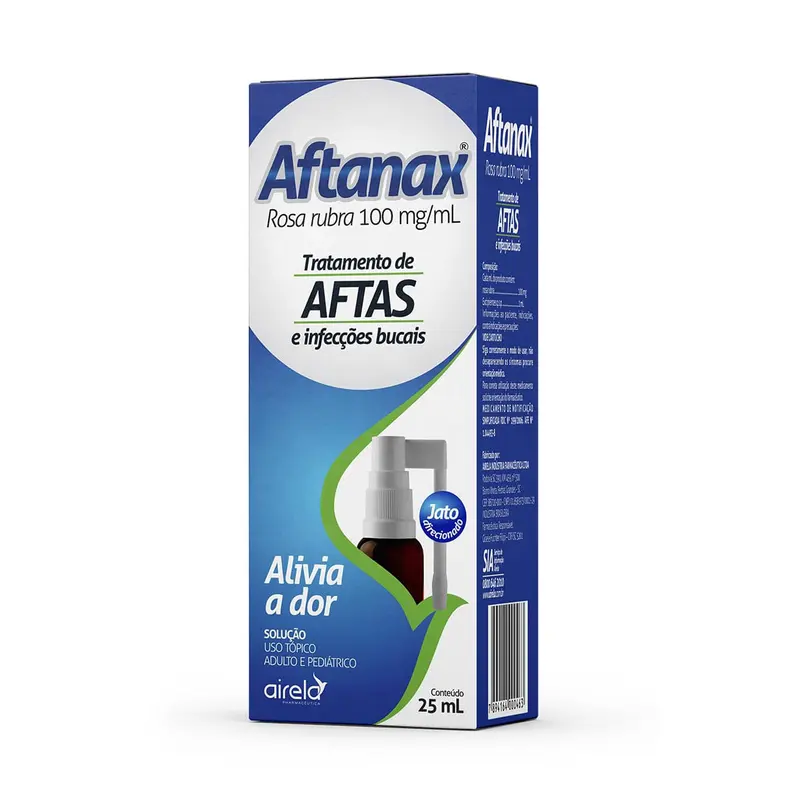 Aftanax 100mg/ml Solução Spray 25ml
