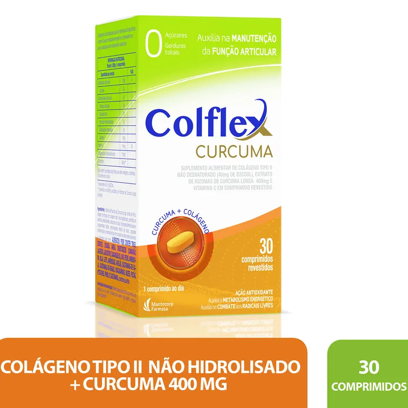 Colflex Curcuma 30 Comprimidos Revestidos