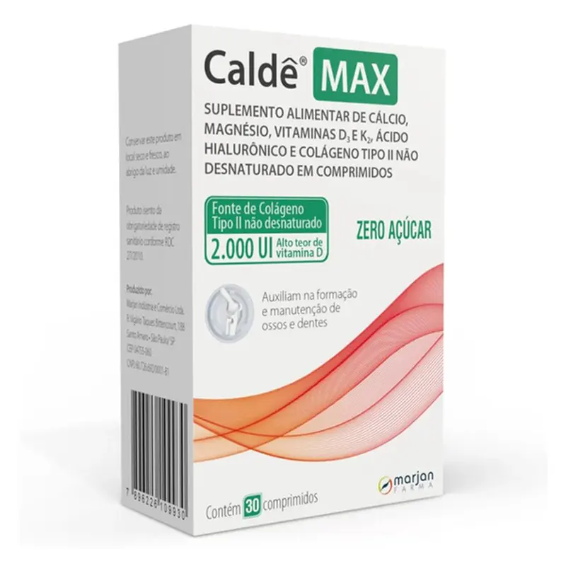 Caldê Max 2000UI 30 Comprimidos Revestidos