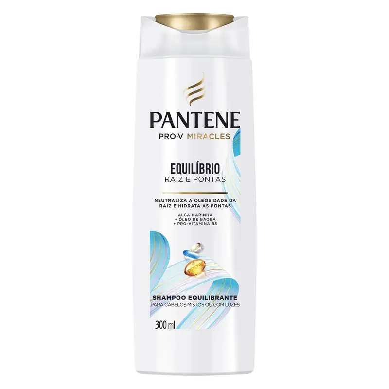 Shampoo Pantene Pro-V Miracles Equilíbrio Raiz & Pontas 300ml