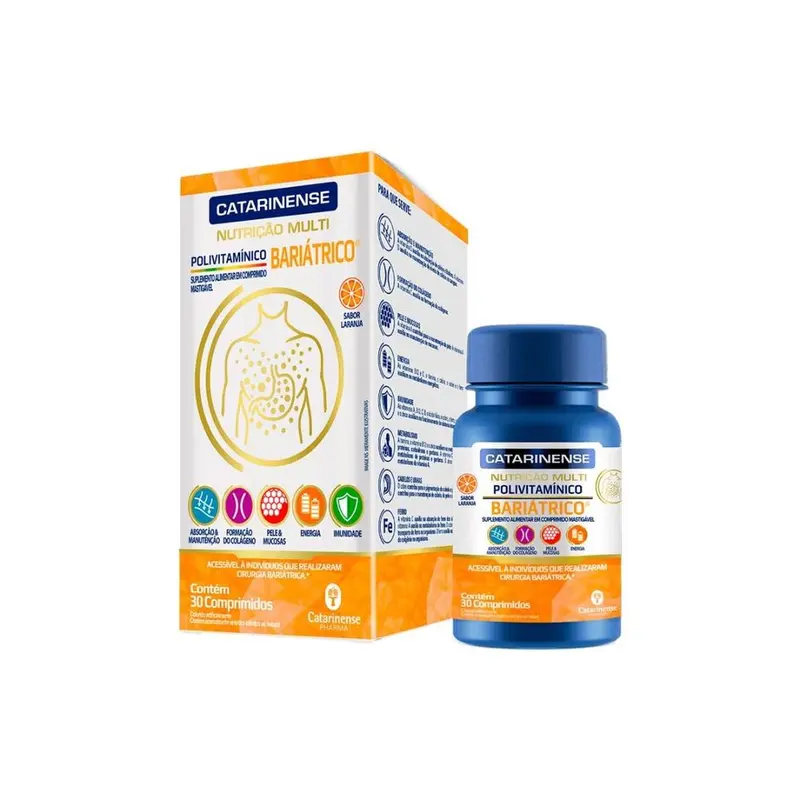 Multi Polivitamínico Bariátrico Catarinense 30 Comprimidos