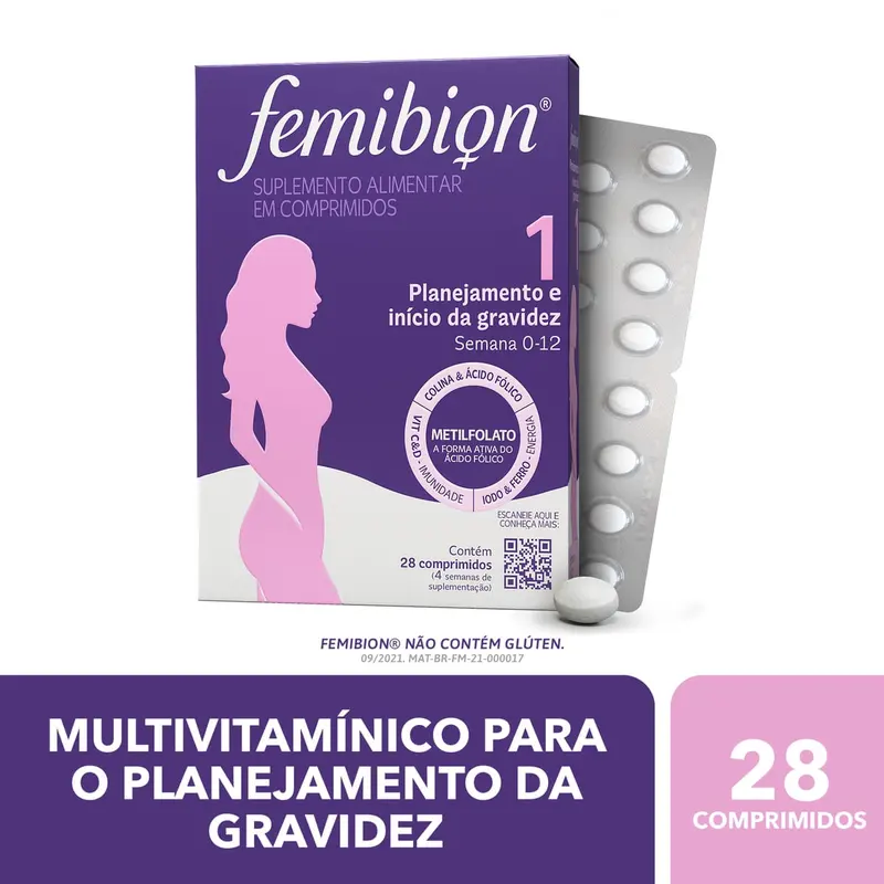 Femibion 1 Planejamento e Início da Gravidez 28 Comprimidos