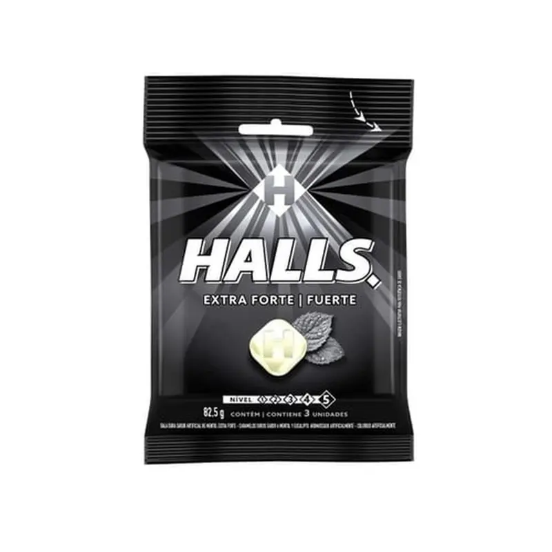 Bala Halls 30 unidades Extra-Forte