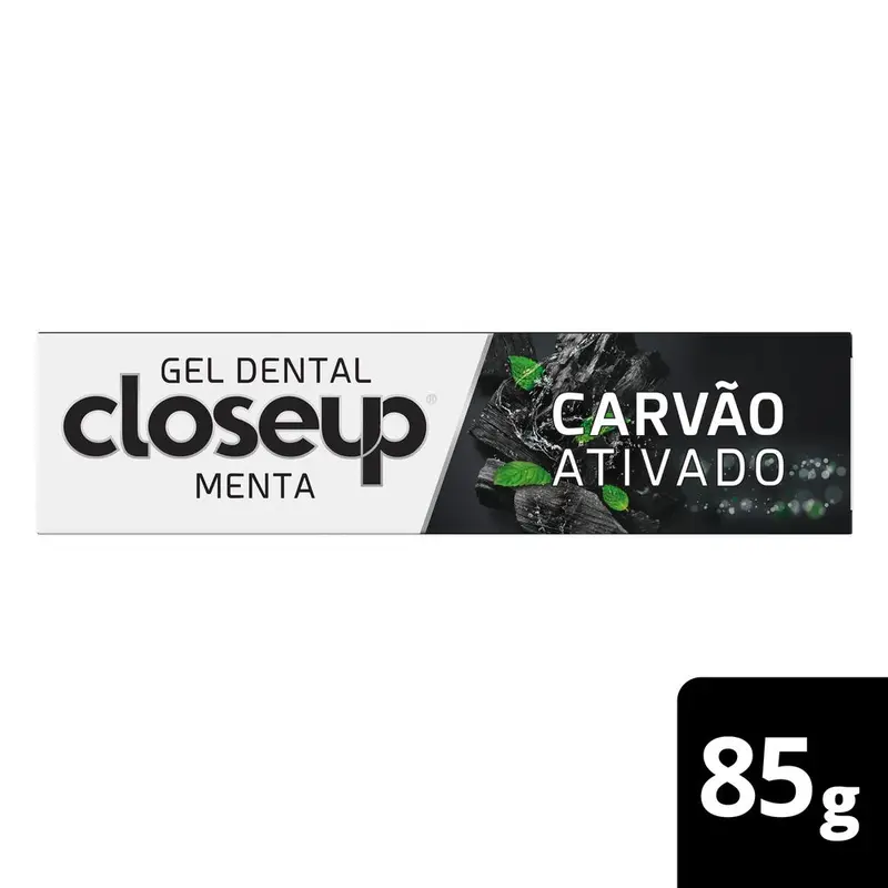 Creme Dental Close Up 85 g Carvao Ativado 85 g
