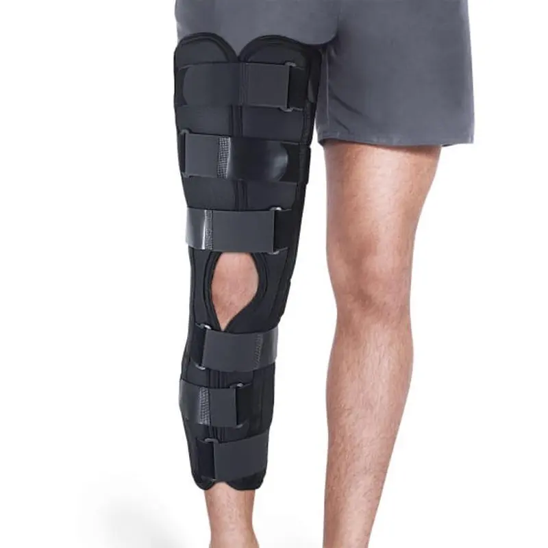 Imobilizador de Joelho 70 cm Grande Preto