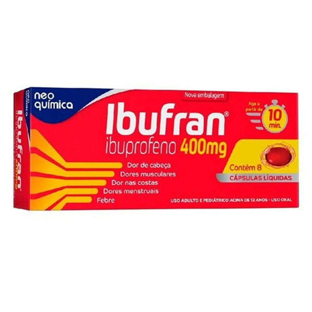 Ibufran 400 mg 8 cápsulas