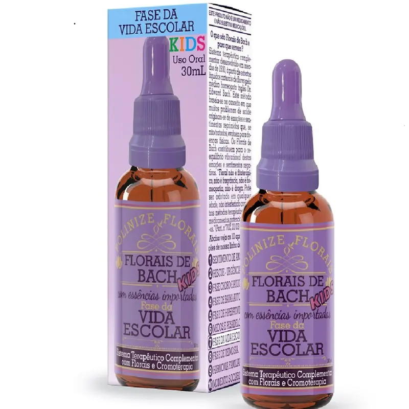 Florais de Bach Kids 30 ml Fase de Vida Escolar