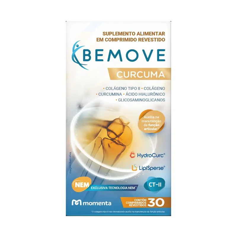 Bemove Cúrcuma 30 Comprimidos Revestidos