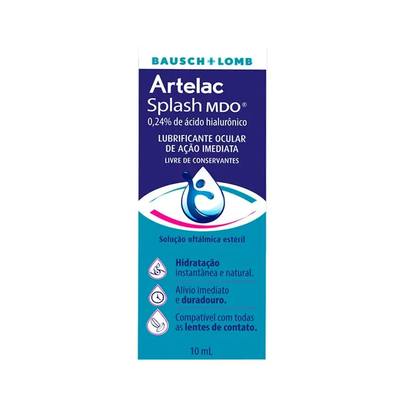 Artelac Splash MDO 0,24% Solução Oftálmica 10ml