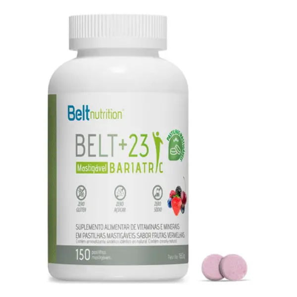 Belt+23 Bariatric Plus Mastigável- Frutas Vermelhas