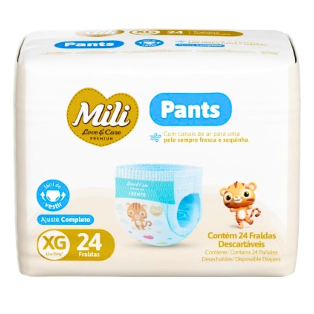 Fralda Mili Lovecare Pants Jumbo (Xg) 24 Unidades