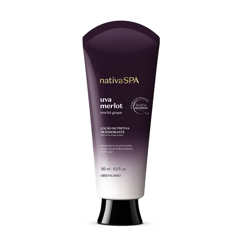 Locao Hidratante Nativa Spa Uva Merlot 180 ml