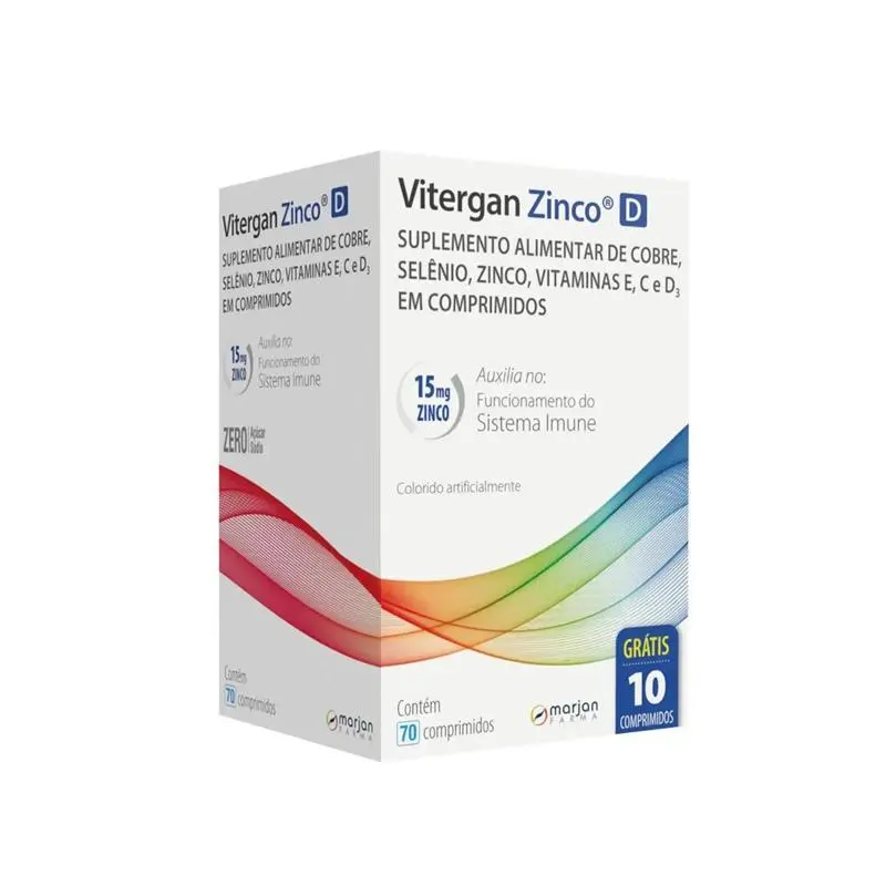 Vitergan Zinco 70 cápsulas