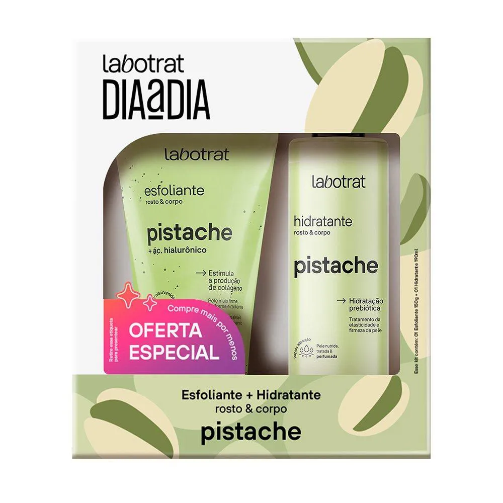Kit Labotrat Esfoliante 150 g + hidratante 190 g Pistache