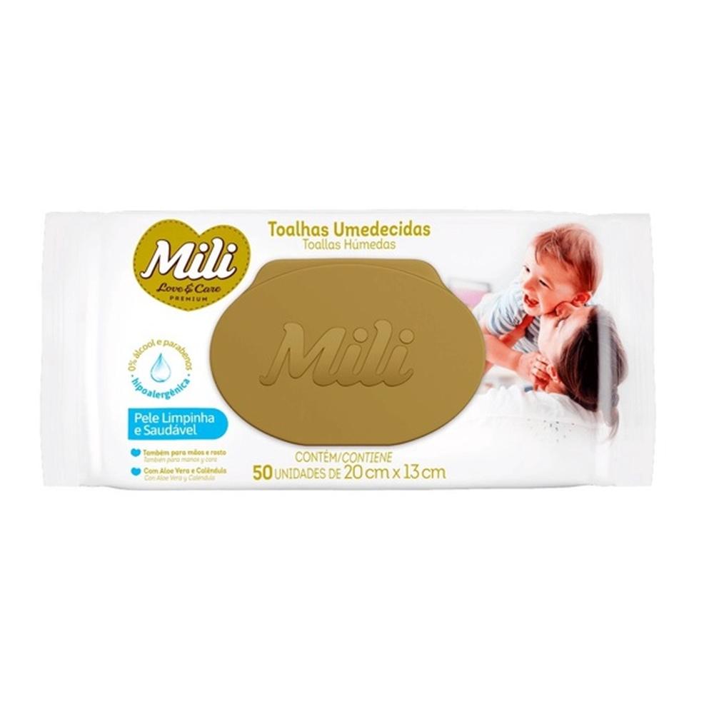 Toalhas Umed Mili 50 unidades Love Care