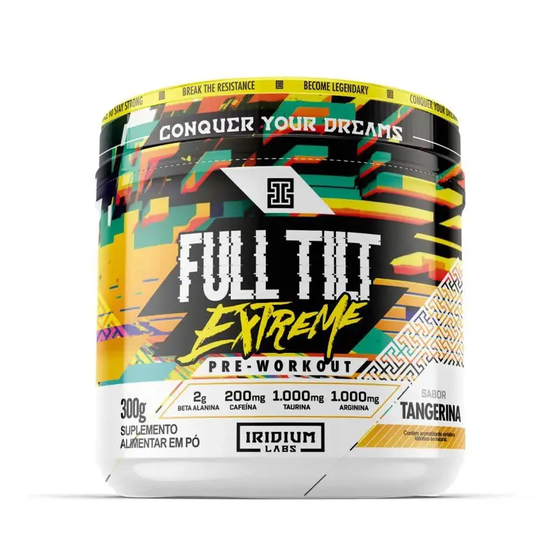Pré Treino Iridium Full Tilt 150 g Tangerina